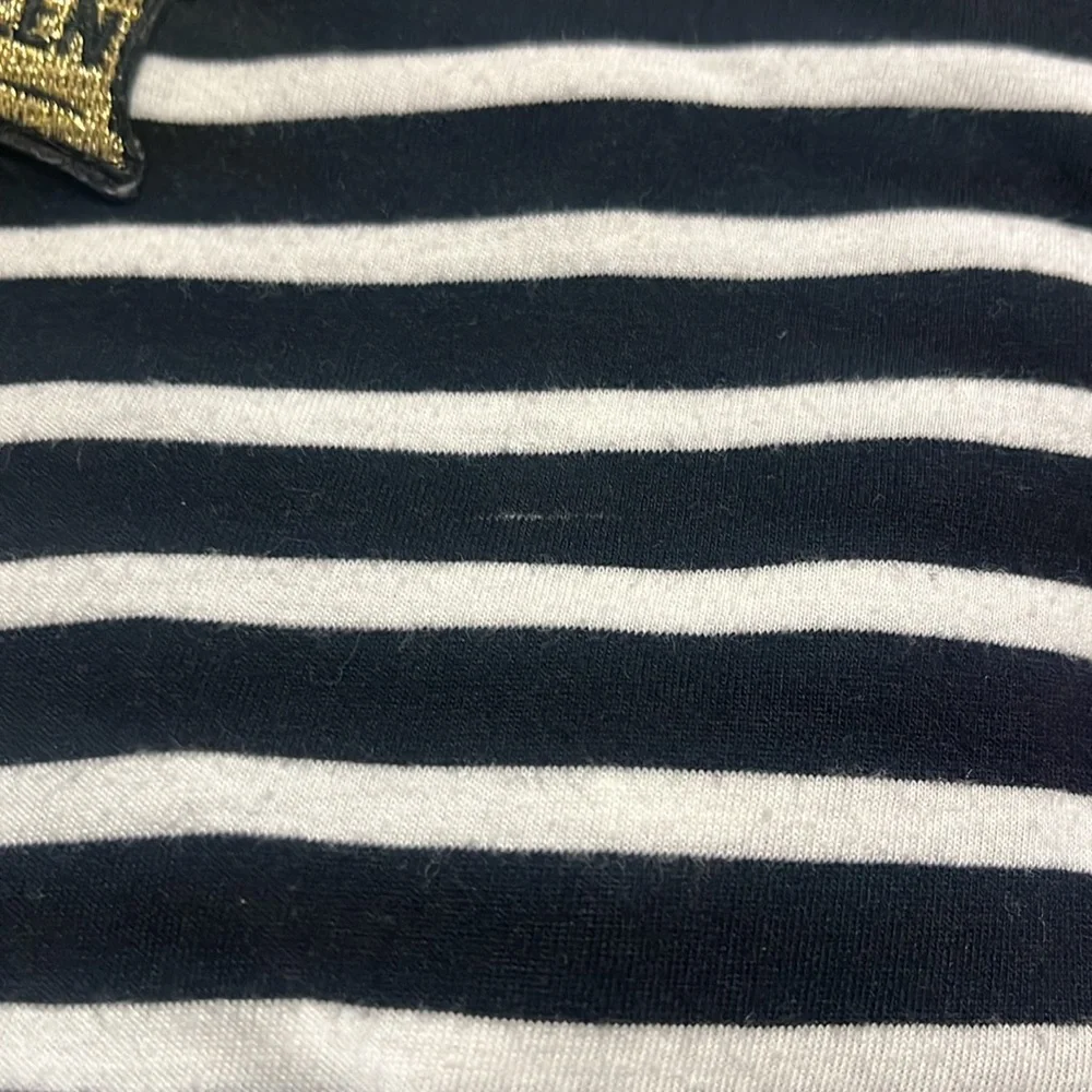 The Children’s Place Girl’s dress size L 10/12 Black and white striped - Picture 6 of 6